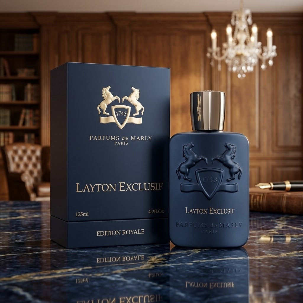 Parfums de Marly Layton Exclusif Eau de Parfum for Men 4.2 oz / 125 mL – Luxury Fragrance