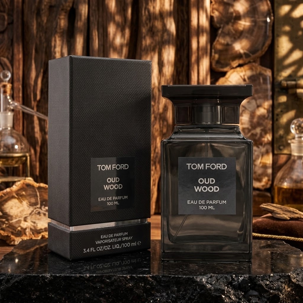 Tom Ford Oud Wood Eau de Parfum 3.4 oz / 100ml Unisex Fragrance – Luxury Scent, New Without Box