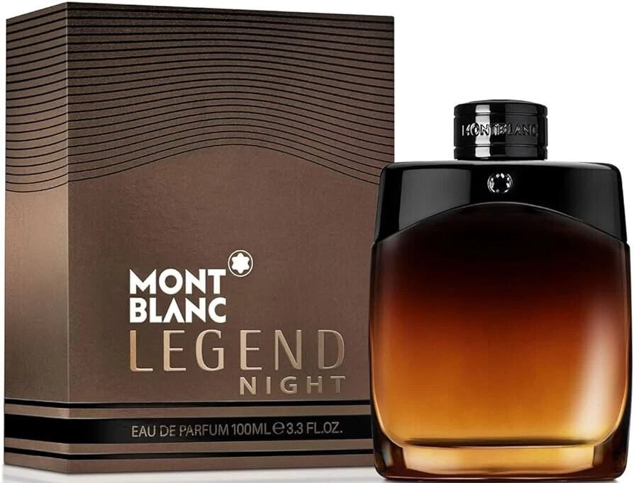 Montblanc Legend Night Eau de Parfum Spray 3.4 oz (100ml) for Men – New Sealed